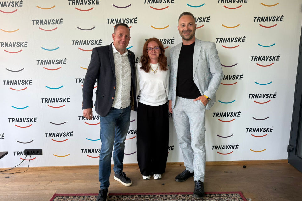 Valach a Andel na návšteve v štúdiu | Zdroj: Trnavské rádio
