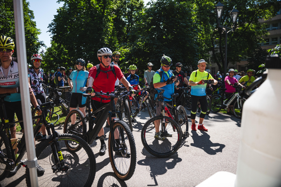 Hromadný štart bude v Sade Antona Bernoláka | Foto: mtbiker