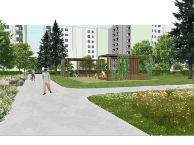 Vnútroblok Adama Trajana sa dočká revitalizácie | Zdroj: TS mesta Piešťany