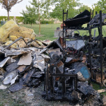 Pri udalosti zasahovali príslušníci z Dunajskej Stredy, Šamorína, Rohoviec a Báča. | Foto: Hasičský a záchranný zbor