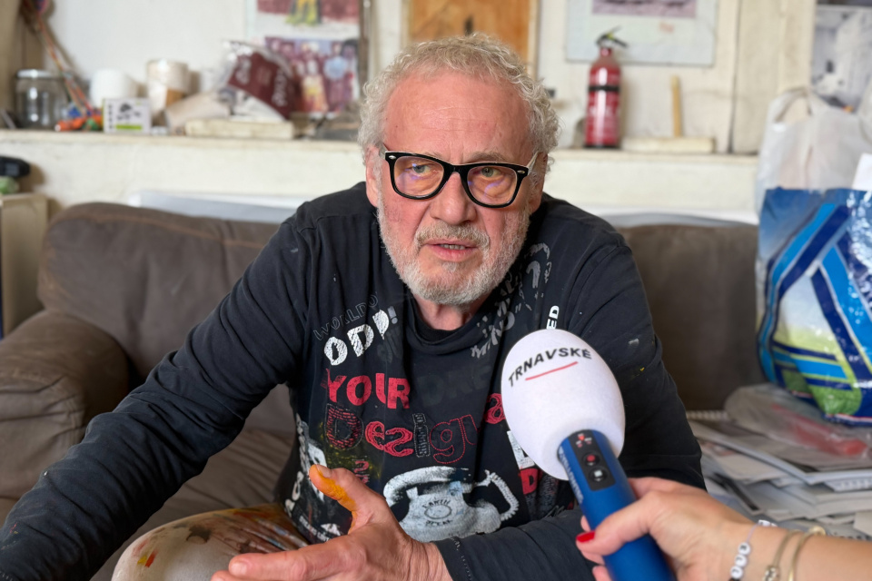 O svojom ateliéri, tvorbe a novej výstave porozprával umelec Svetozár Ilavský | Foto: redakcia 