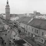 Celkový pohľad na historické jadro Trnavy s mestskou vežou zo 16. Storočia. | Foto: Vladimír Benko, ČSTK/TASR. Licencované pre Trnavské rádio