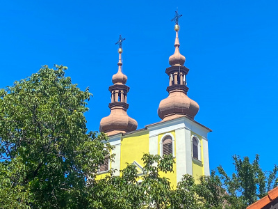 Dominantou Modranky je kostol Najsvätejšej trojice. | Foto: redakcia