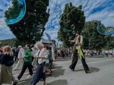 Slávnostný sprievod z Teplickej | Foto: Zuzana Benková, Trnavské rádio