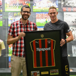Athanasios „Thanos“ Michail s Romanom Procházkom a spomienkou na návštevu City Arény. | Foto: FC Spartak