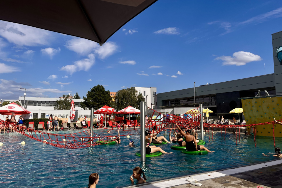 Vonkajší areál aquaparku Trnava | Zdroj: redakcia