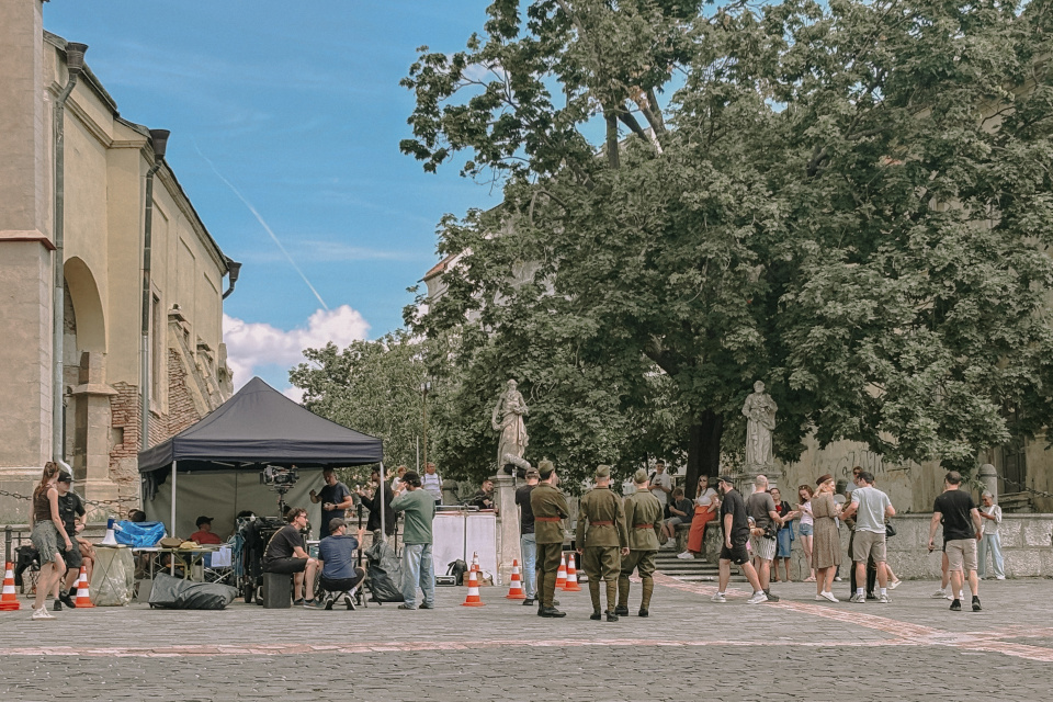Nakrúcanie v Trnave | Foto: Zuzana Benková, Trnavské rádio