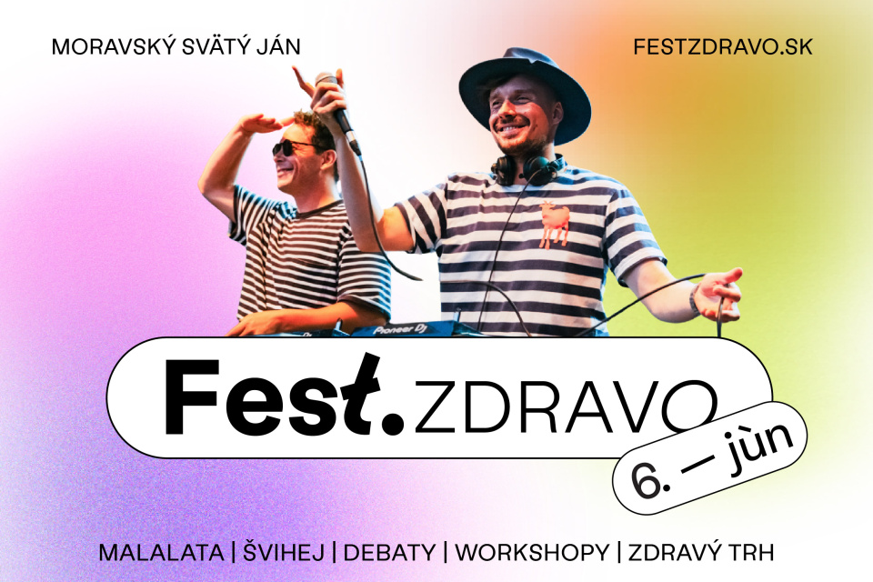 Fest Zdravo v Moravskom Svätom Jáne spojí debaty, pohyb, hudbu aj lokálnu gastronómiu | Foto: PR