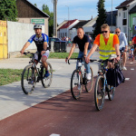 Cyklisti na novej cyklotrase | Zdroj: Mesto Piešťany