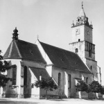 Centrum Hlohovca, kostol Sv. Michala v roku 1940. | Zdroj: Fortepan/Somlai Tibor