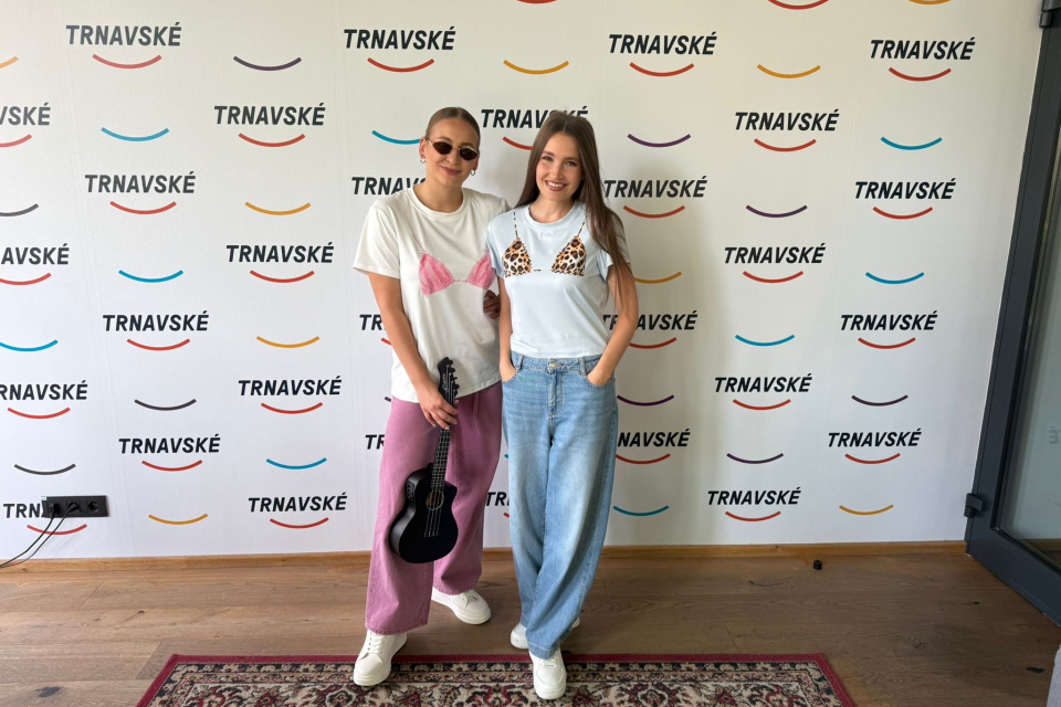 Nikola a Terka v štúdiu Trnavského | Zdroj: Trnavské rádio