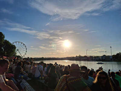 Počasie festivalu v sobotu prialo.