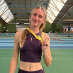 Lenka Gymerská po pretekoch v Nemecku | Zdroj: Slovenský atletický zväz