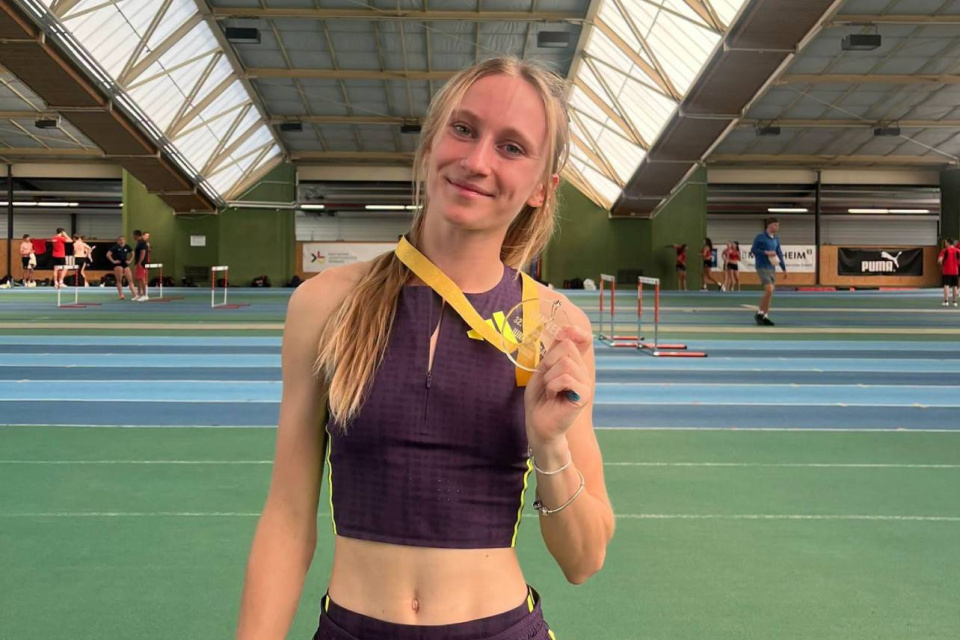Lenka Gymerská po pretekoch v Nemecku | Zdroj: Slovenský atletický zväz