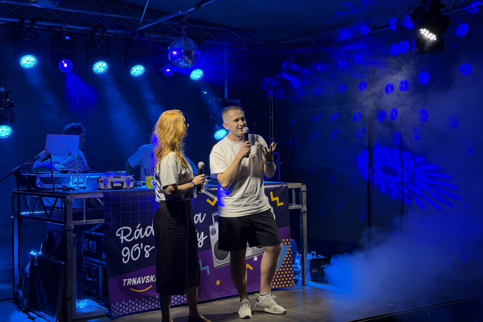 Moderátorske duo Tomáš a Zuzka vás sprevádzali celým večerom.