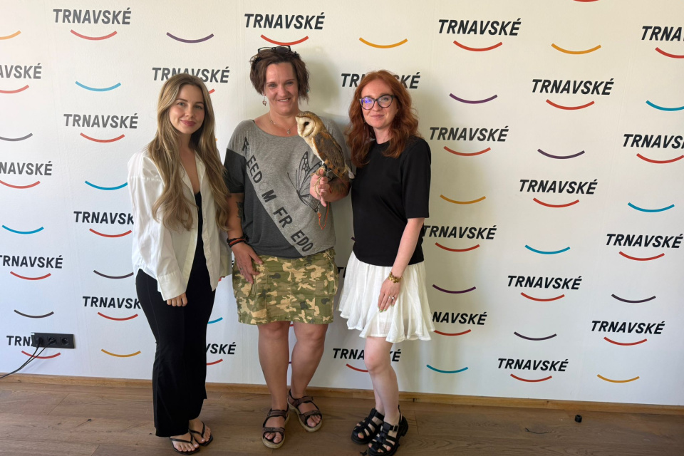 Martincová na návšteve v štúdiu | Zdroj: Trnavské rádio