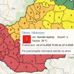 Podobné výstrahy platia aj na nedeľu a pondelok. | Foto: SHMÚ