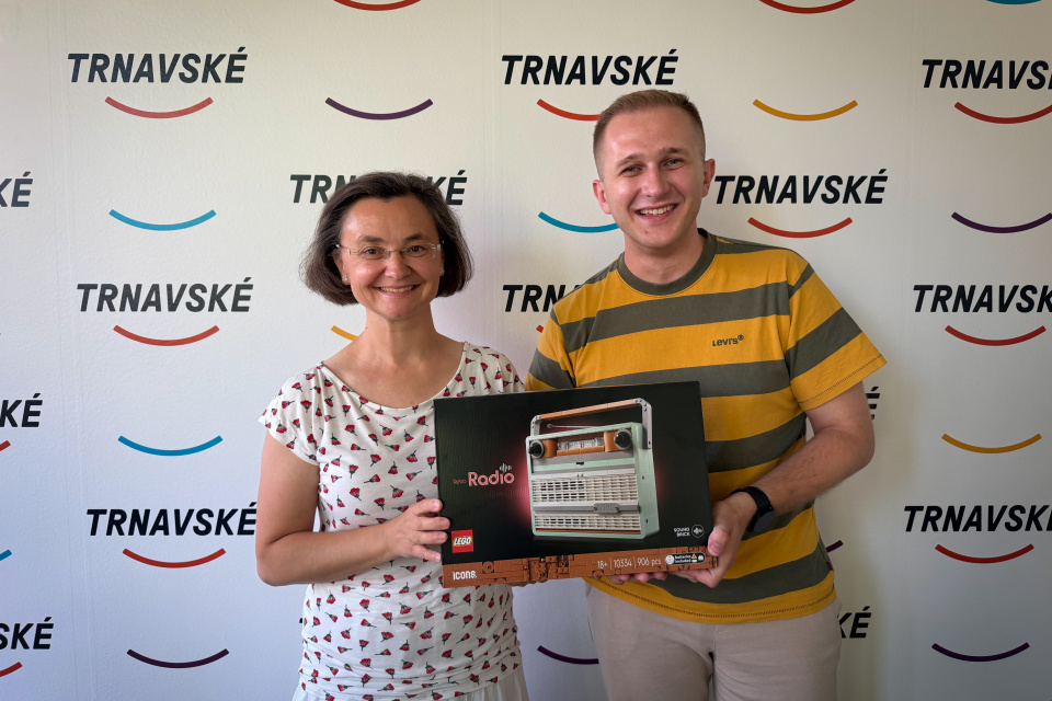 Sabolová z Bricklandie na návšteve v Trnavskom rádiu | Foto: Trnavské rádio