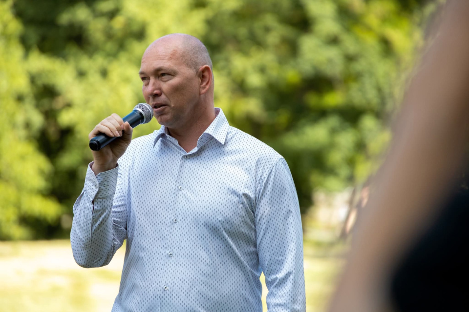 Opätovne sa bude uchádzať o dôveru obyvateľov mesta Sereď v komunálnych voľbách. | Foto: Ondrej Kurbel, primátor Serede