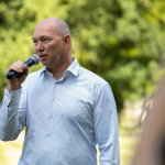 Opätovne sa bude uchádzať o dôveru obyvateľov mesta Sereď v komunálnych voľbách. | Foto: Ondrej Kurbel, primátor Serede