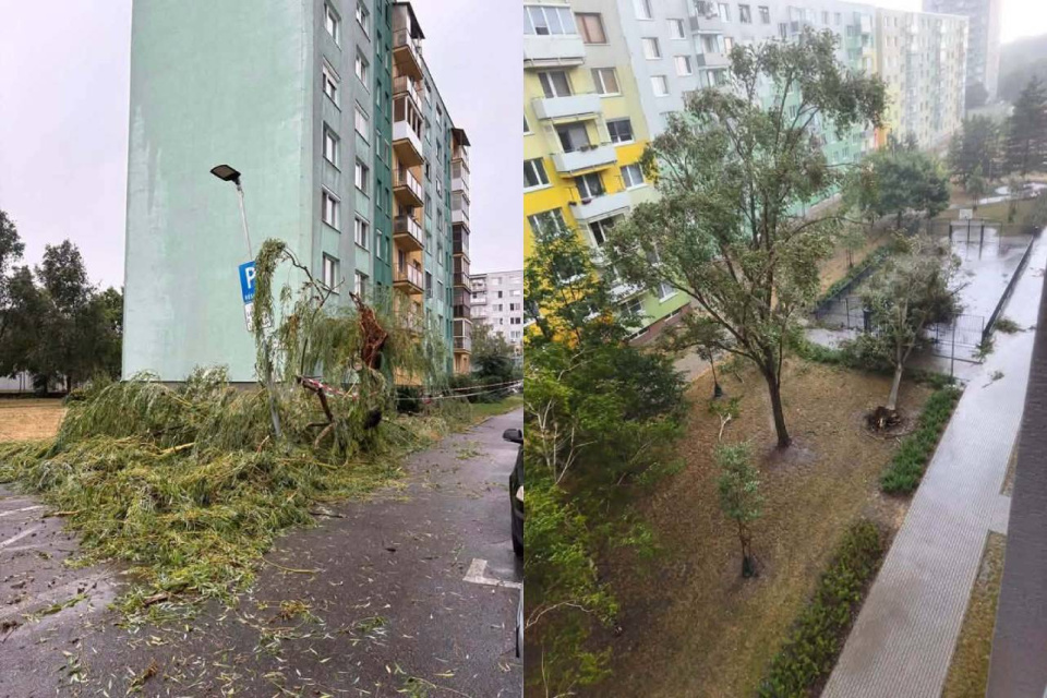Situácia po búrke 01.07.2026 | Zdroj: Mesto Sereď