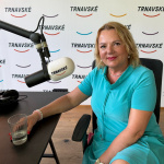 Soľavová na návšteve v Trnavskom rádiu | Zdroj: Trnavské rádio