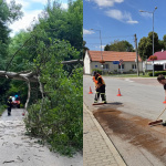 Oba prípady sa našťastie obišli bez zranení. | Foto: DHZ Chtelnica, Hasiči Jaslovské Bohunice