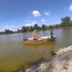 Do akcie nasadili aj psovodov a čln. | Foto: PZSR
