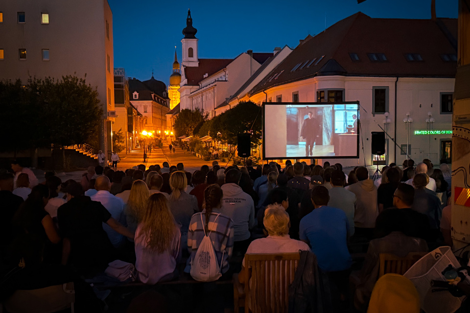 Minuloročné premietanie pod holým nebom | Foto: Trnavské rádio