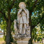 Socha sv. Vendelína, upravené pomocou Gemini | Zdroj: Slovenská Nová Ves