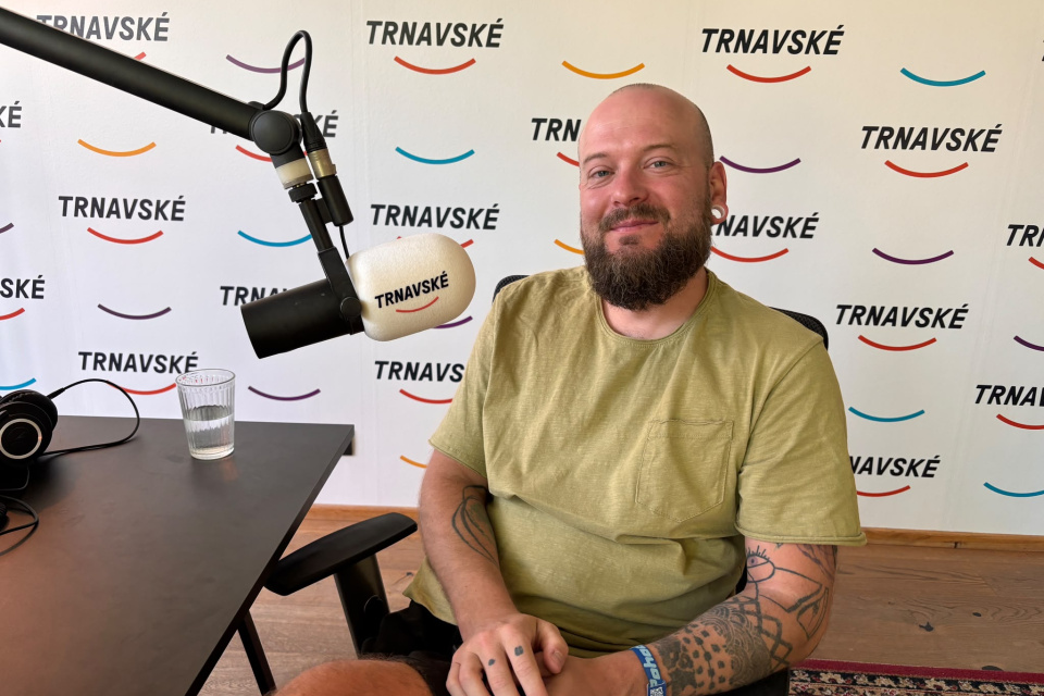 Pavol Ščasný v Trnavskom rádiu | Foto: Trnavské rádio
