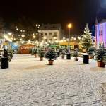 Sneženie v Piešťanoch. Centrum mesta. | Foto: redakcia