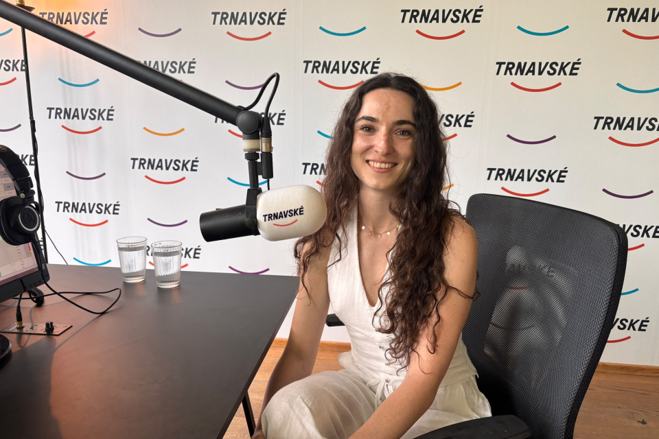 Kardiologička Karin Molnárová s štúdiu Trnavského | Foto: Trnavské rádio