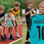 Emma Dravecká vyhrala v kategórii Fair play podpísaný dres Lukasa Podolského. | Foto: SDB Kopánka