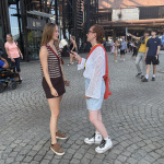 Živý vstup aj s návštevníčkou z Trnavy | Foto: MM, Trnavské rádio