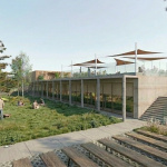 Exteriér novej klubovne | Zdroj: Archinfo