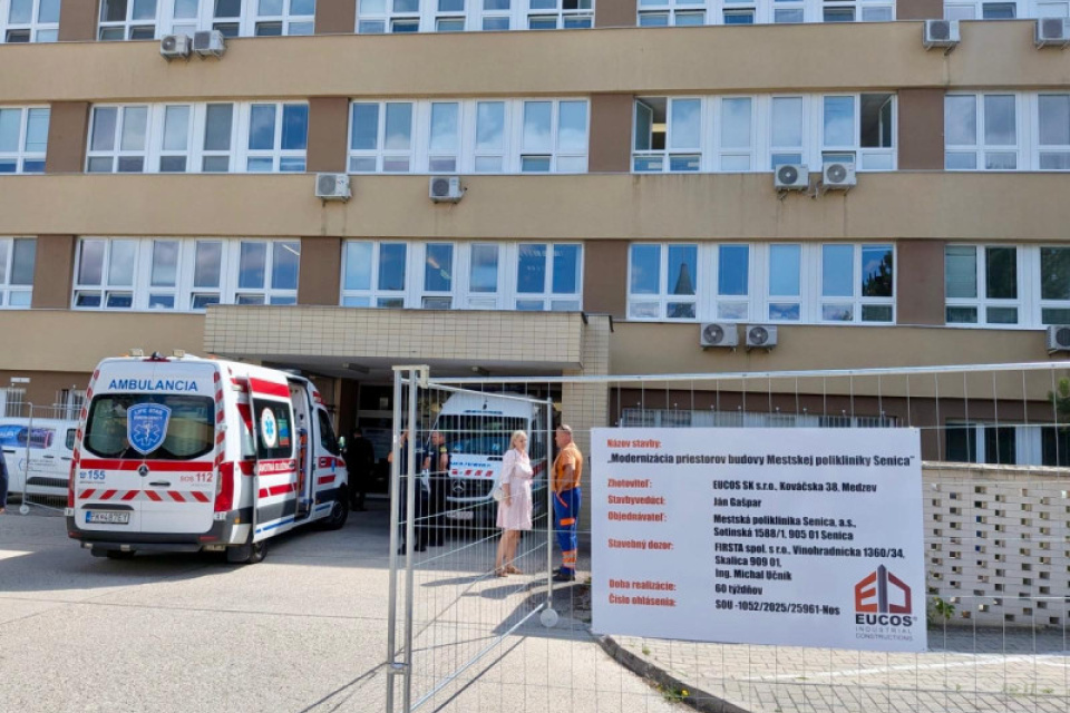 Poliklinika bude počas prác fungovať bez prerušenia | Zdroj: mesto Senica