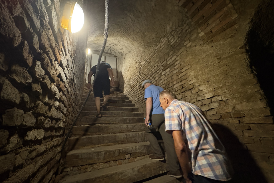 Podľa Pátra by sa v budúcnosti mohli v pivnici konať komorné výstavy alebo ochutnávky vína | Foto: MM, Trnavské rádio