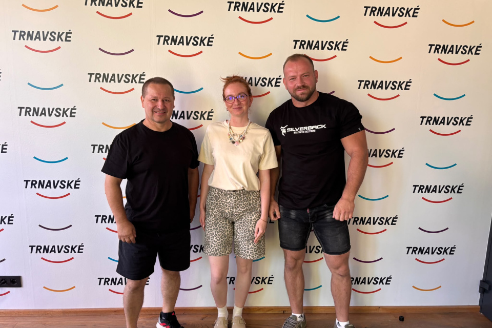 Rudolf Siska a Erik Krajčovič v štúdiu Trnavského rádia | Foto: Trnavské rádio