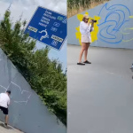 Tvorba v podchode bola pod policajným dohľadom. | Foto: Palo Onder
