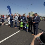 Slávnostné prestrihutie pásky, most je v prevádzke už od 14.00 hod. | Foto: MM, redakcia