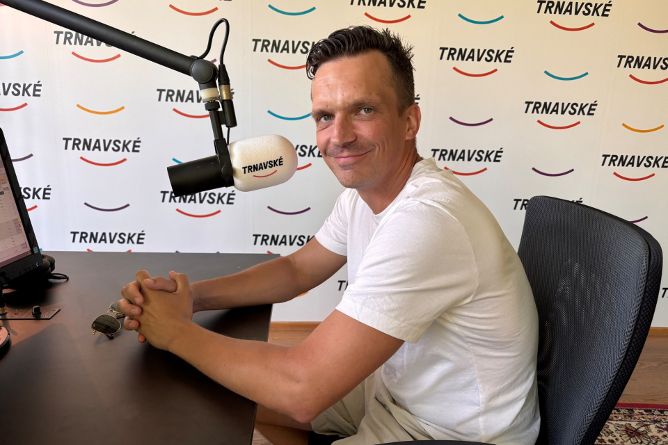 Harmanoš na návšteve v štúdiu Trnavského | Foto: Trnavské rádio