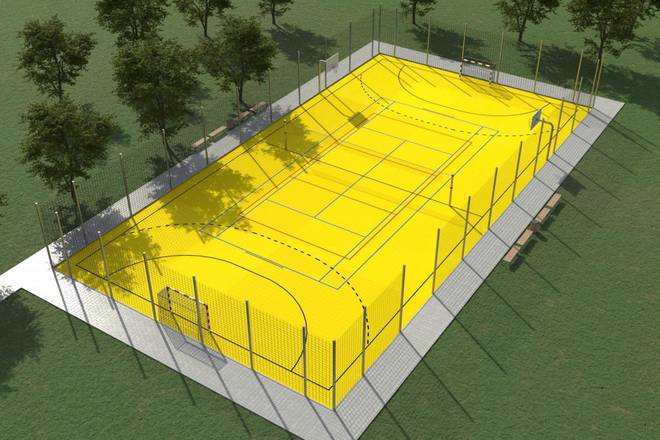 Vizualizácia ihriska v Ružindole | Zdroj: Obec Ružindol