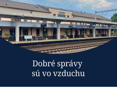 Dobré správy prinášame z celého kraja