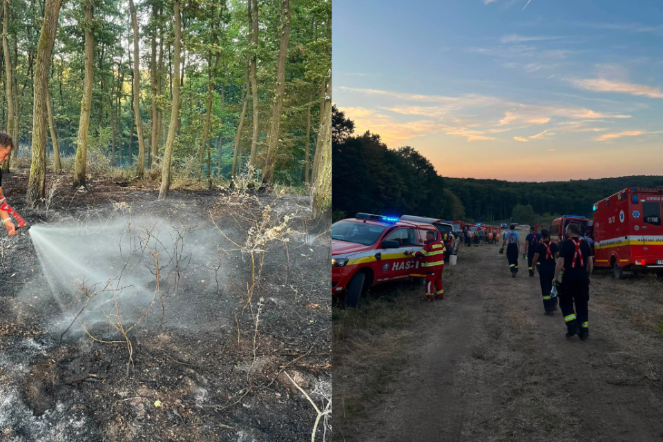 Do hasenia sú zapojení mnohí, vrátane Bíňovčanov. | Foto: DHZ Bíňovce