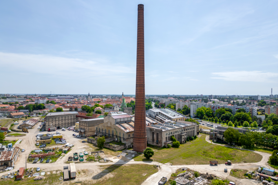 Súčasná podoba historického areálu trnavského cukrovaru.