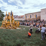 Výstrel z trebuchetu | Zdroj: Zaži v Trnave