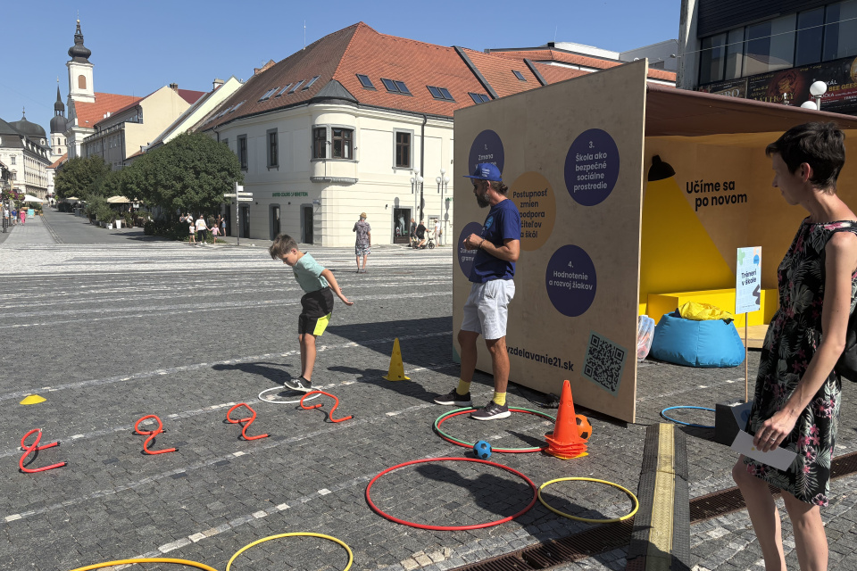 Program bol zameraný aj na pohybové aktivity | Foto: MM, Trnavské rádio