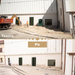 Chodník pred a po rekonštrukcii | Zdroj: Mesto Trnava