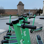 Zelené kolobežky v Trnave. l Zdroj: redakcia